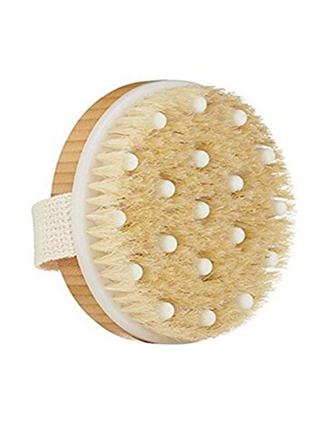Rubinson-store - Natural Boar Bristle Body Brush Brown - Image 1