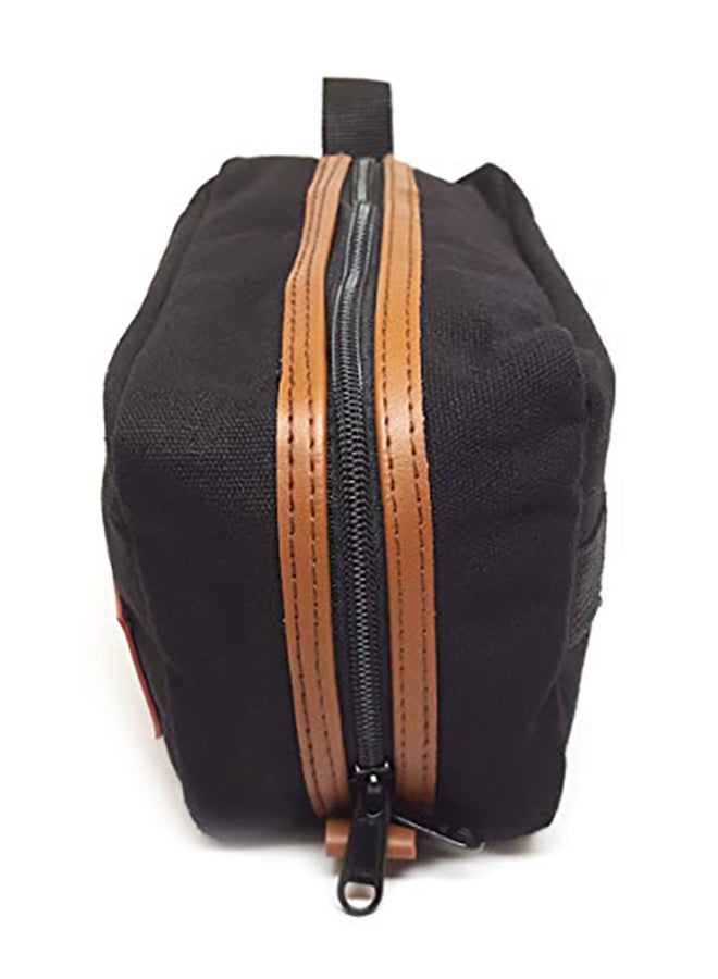 باداس بيرد كير حقيبة سفر متعددة الأغراض من قماش الكانفاس أسود 2x4x2.8بوصة - Image 2