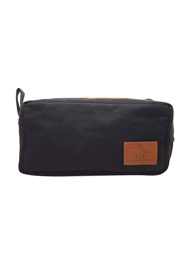 باداس بيرد كير حقيبة سفر متعددة الأغراض من قماش الكانفاس أسود 2x4x2.8بوصة - Image 1