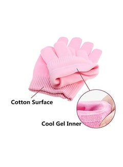 Pinkiou Gel Spa Moisturizing Gloves Pink  - Image 2
