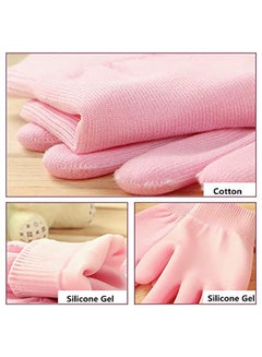 Pinkiou Gel Spa Moisturizing Gloves Pink  - Image 3