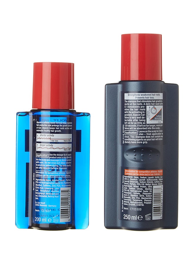 ألبيسين شامبو بالكافيين وسيروم كافيين سائل لتقليل تساقط الشعر من قطعتين - Image 2