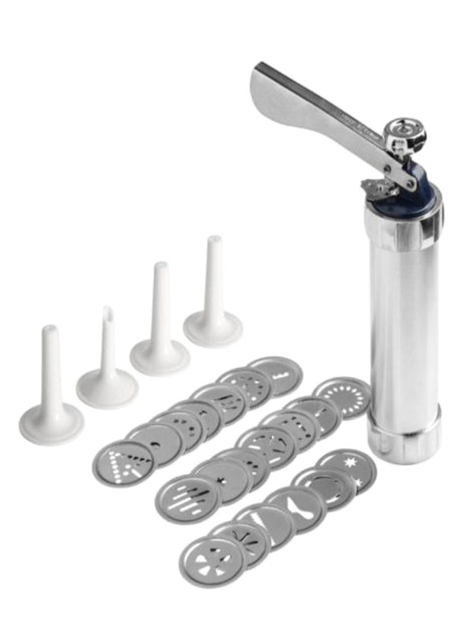 مور أداة صنع البسكويت والبيتي فور فضي - Image 2