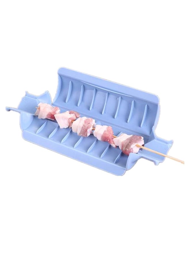 BBQ Meat Skewer Tool Blue 18.5 x 17.2cm  - Image 2
