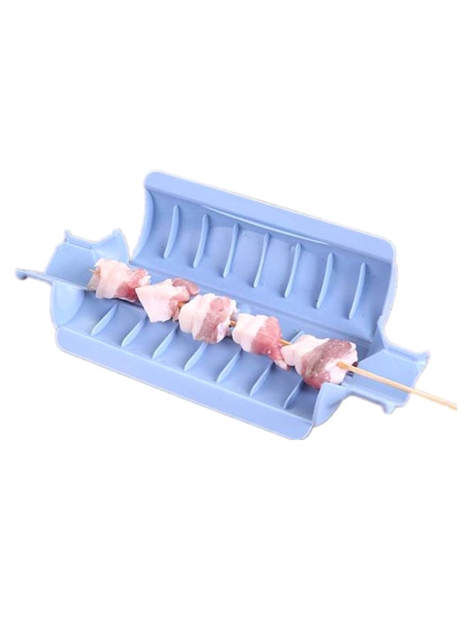 BBQ Meat Skewer Tool Blue 18.5 x 17.2cm  - Image 2