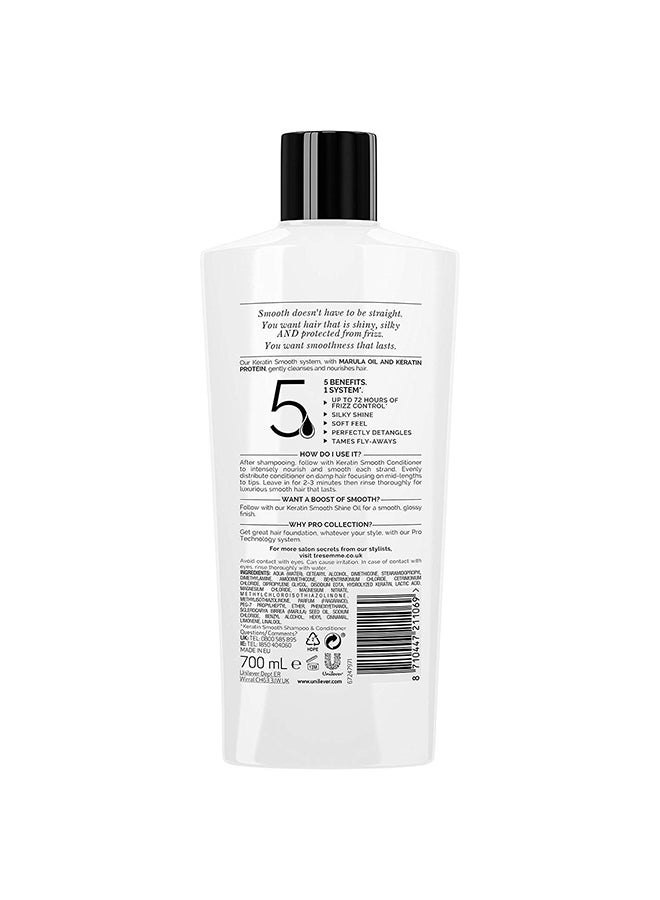 Tresemme - Pro Collection Keratin Smooth Conditioner Multicolour 700ml - Image 1