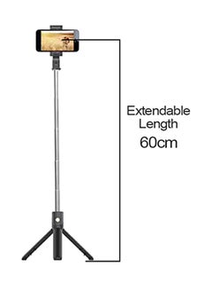 Hoteon Mobilife Bluetooth Extendable Selfie Stick with Wireless Remote Control Black/Silver  - Image 2