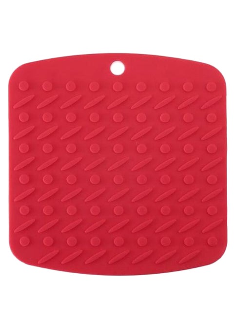 Multi-Functional Heat Insulation Pad Red 18 x 17cm