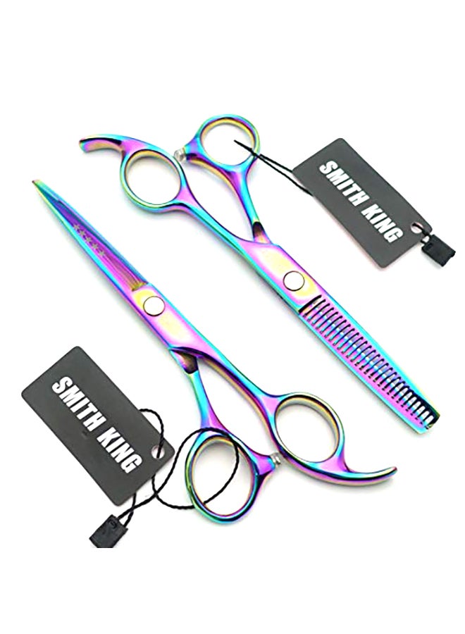 Hair Cutting Scissors Set Multicolour 5.5inch