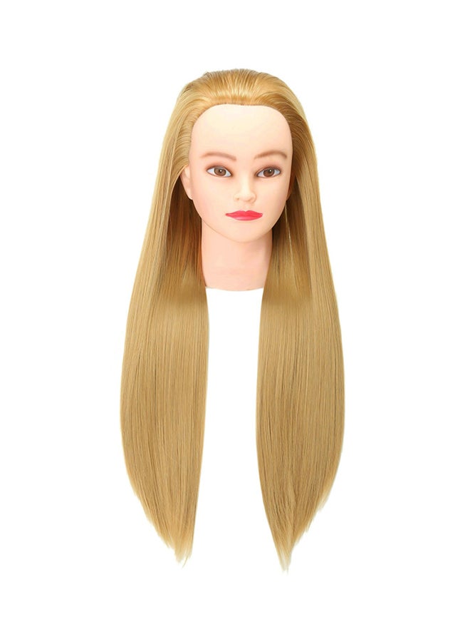 FUTAI Hair Extension Mannequin With Stand Blonde 30inch - Image 1