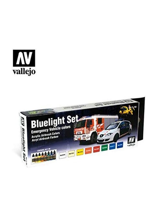 Vallejo 8-Piece Emergency Vehicle Colors Set VJ71154 17ml - Image 2