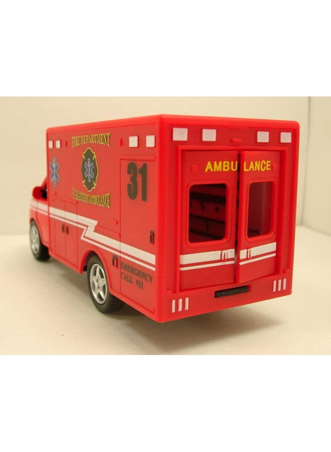 Kinsmart Diecast Ambulance 5inch  - Image 2