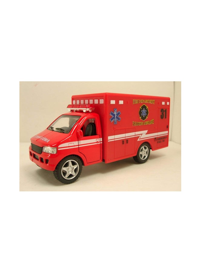 Kinsmart Diecast Ambulance 5inch  - Image 4