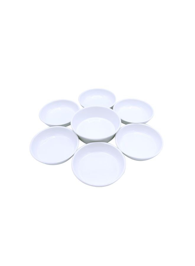 بن شيهون أبوعمر طقم تقديم مكون من 9 قطع أبيض - Image 3