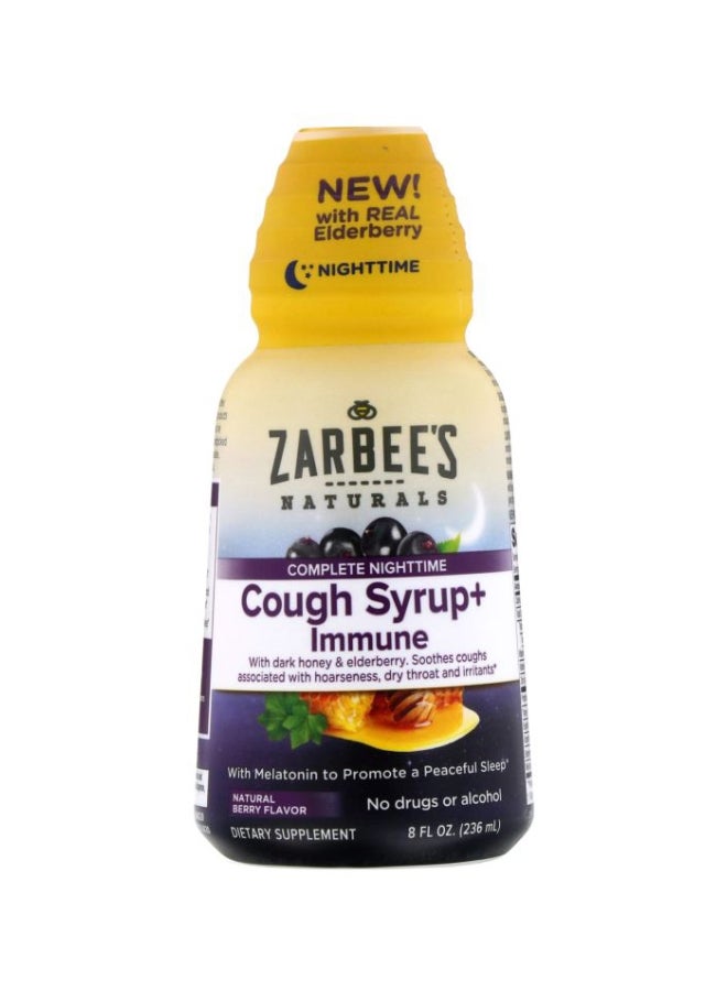 Zarbee's Naturals Complete Night Time Cough Syrup + Immune Dietary Supplement