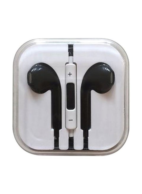 Wired In-Ear Headphone With Mic For Apple Phones Black