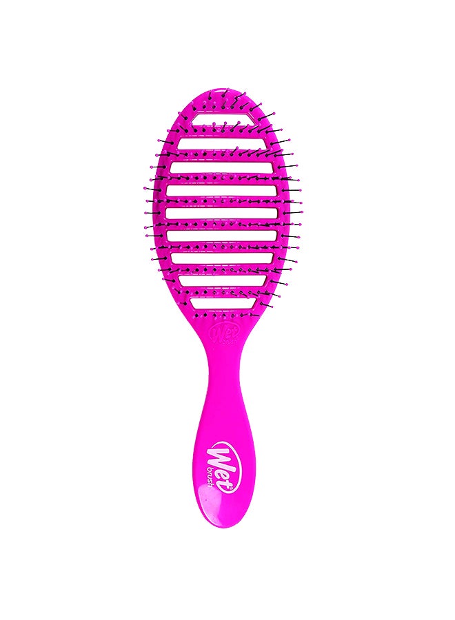 Wet Speed Dry Vented Hair Blow Drying Brush Pink - Image 1