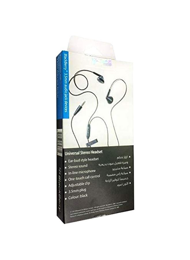 BlackBerry - In-Ear Stereo Headset Grey - Image 1