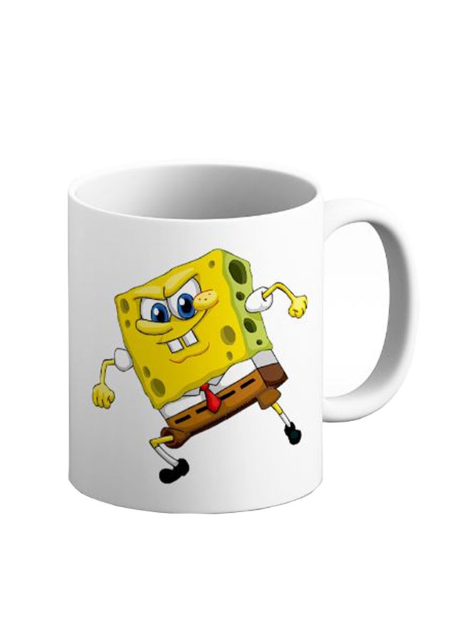 Sponge Bob Printed Ceramic Coffee Mug White/Yellow - v1579619180/N33799265A_1