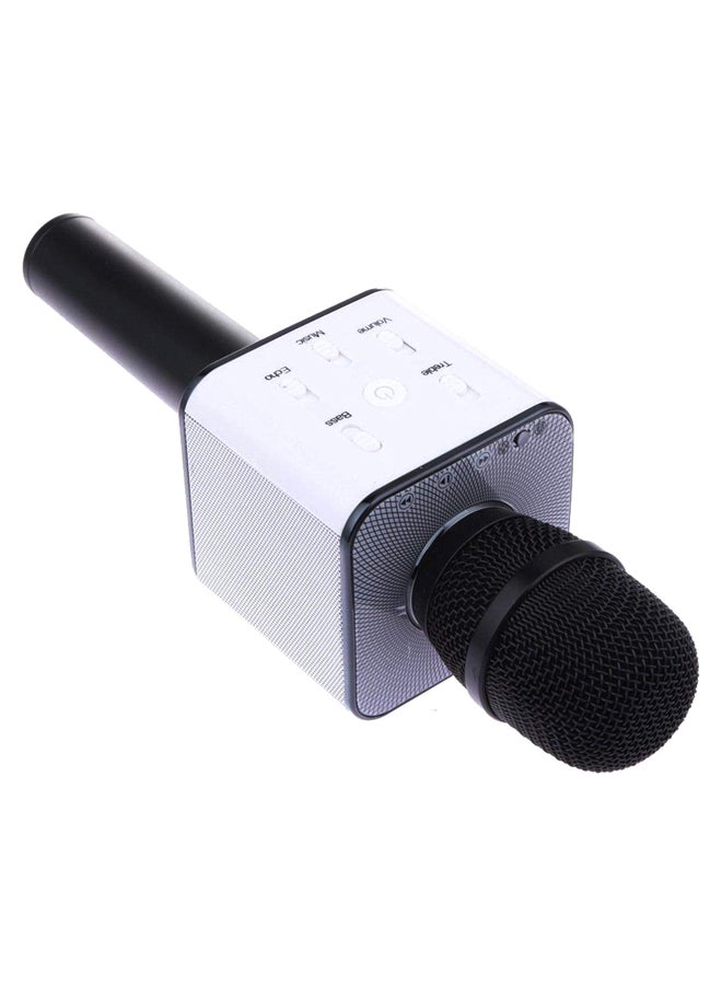 Q7 Portable Wireless Karaoke Microphone With USB port B07MQN8SYV Black/White - Image 2