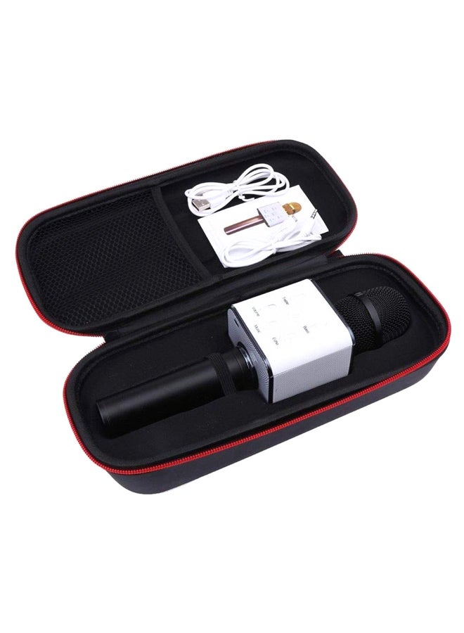 Q7 Portable Wireless Karaoke Microphone With USB port B07MQN8SYV Black/White - Image 3