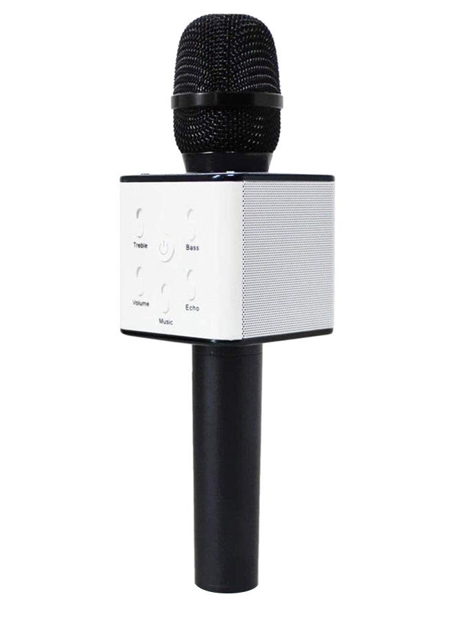 Q7 Portable Wireless Karaoke Microphone With USB port B07MQN8SYV Black/White - Image 1