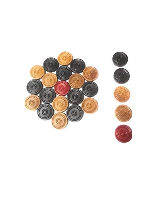 19-Piece Carrom Wooden Board Coin