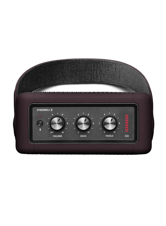 مارشال مكبر صوت لاسلكي محمول ستوك ويل II يعمل بتقنية البلوتوث بورجوندي/رمادي - Image 3