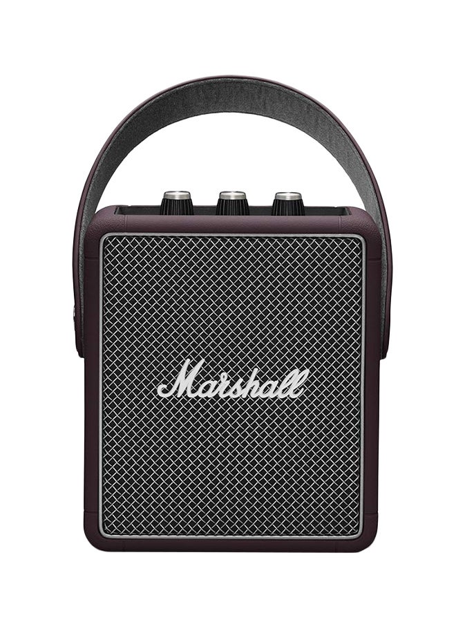 مارشال مكبر صوت لاسلكي محمول ستوك ويل II يعمل بتقنية البلوتوث بورجوندي/رمادي - Image 1