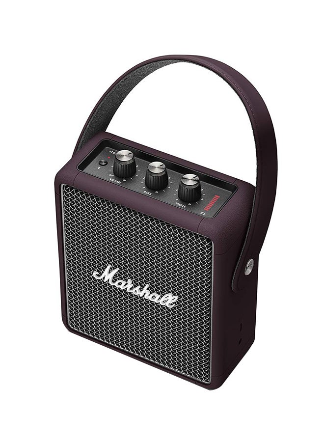 مارشال مكبر صوت لاسلكي محمول ستوك ويل II يعمل بتقنية البلوتوث بورجوندي/رمادي - Image 2