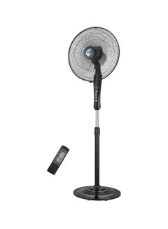 16 Inch Pedestal Fan With Remote 60.0 W IK1607ER Black