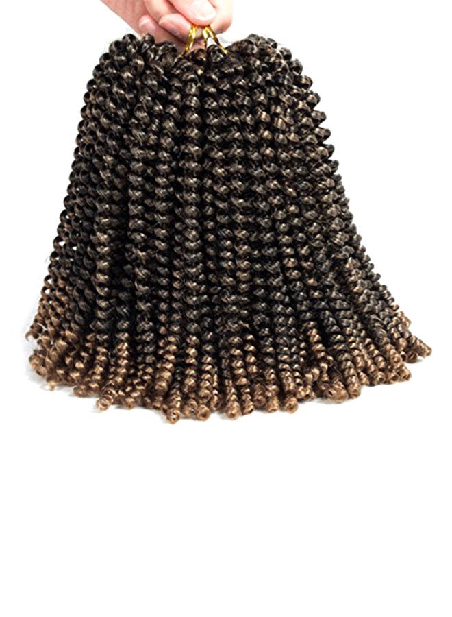بيكولور مجموعة وصلات شعر مضفرة كبيرة من الكروشيه مكونة من 3 قطع أسود - Image 3