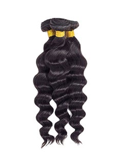 3-Piece Brazilian Wavy Hair Extensions Black