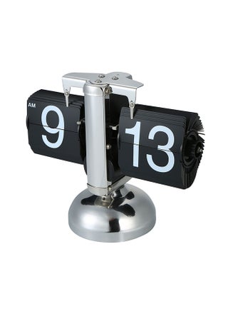 Small Scale Desk Clock Black 27.5x12.5x21cm - v1579675703/N33880121A_1