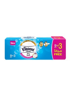 Kleenex Toilet Tissue Dry Soft 9+3 Free Roll White 