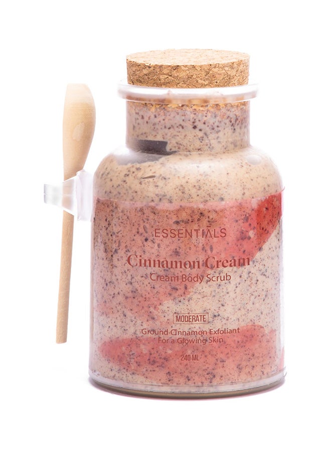 ESSENTIALS Cinnamon Cream Body Scrub 240ml 
