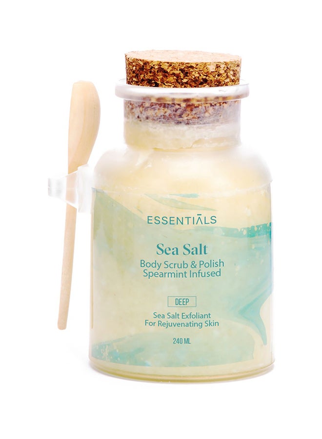 ESSENTIALS Sea Salt Body Scrub and Polish 240ml 