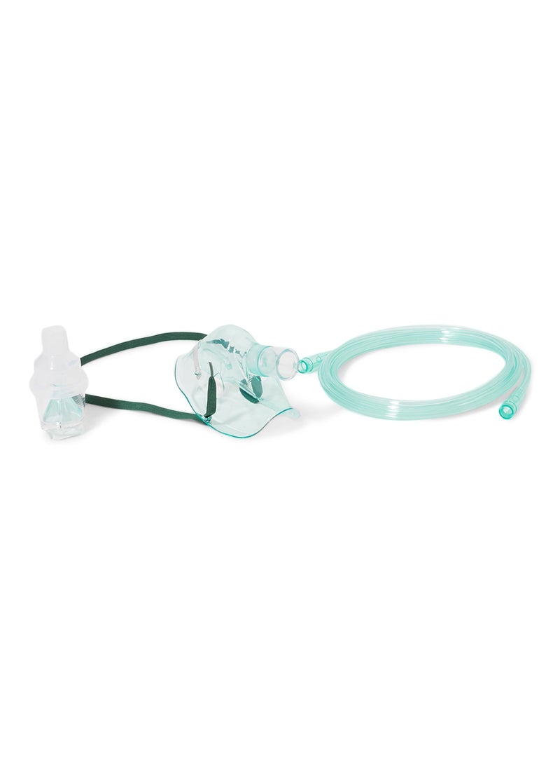 3W Healthcare Nebulizer Kit Children - 1 Set/Box for Face with Mask And Adjustable Elastic Strap -, Clear  - Image 1