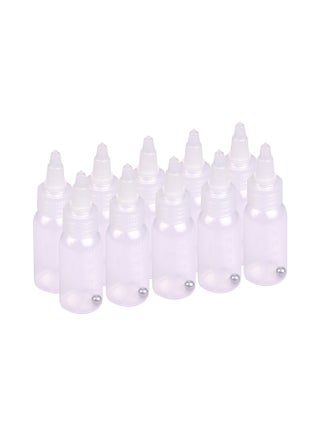 10-Piece Airbrush Bottles Paint Storage And Cover With Scale Line Set White - v1579680571/N33635720A_1
