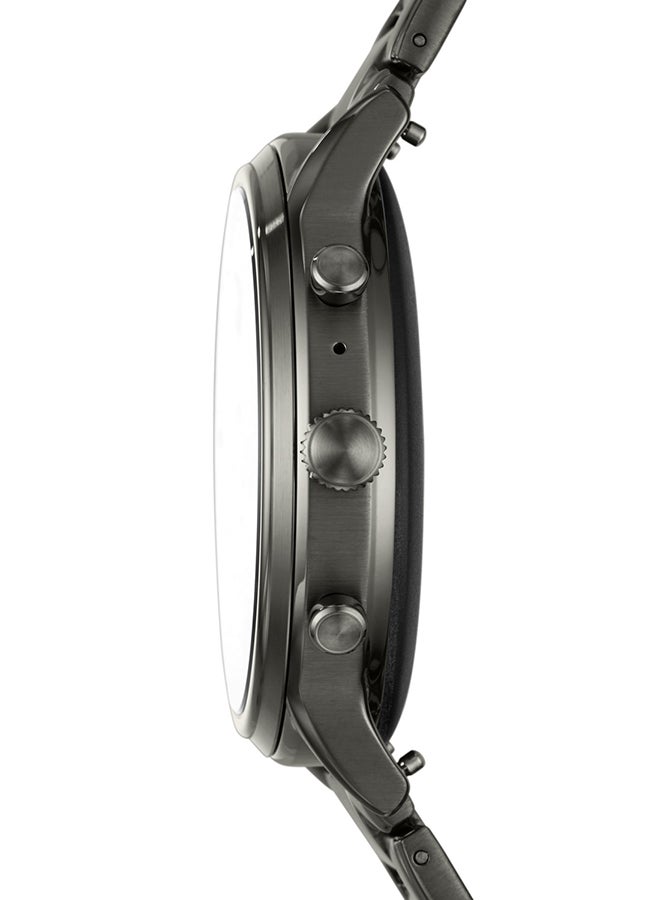 FOSSIL - Gen 5 The Carlyle Hr Stainless Steel Swim-Proof Smartwatch Smoke - Image 1