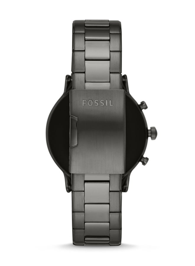FOSSIL - Gen 5 The Carlyle Hr Stainless Steel Swim-Proof Smartwatch Smoke - Image 1