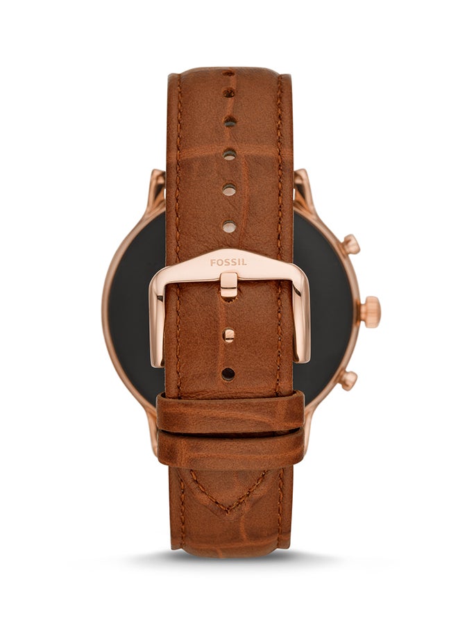 FOSSIL - Gen 5 Julianna Hr Croco Leather Smartwatch Brown - Image 1