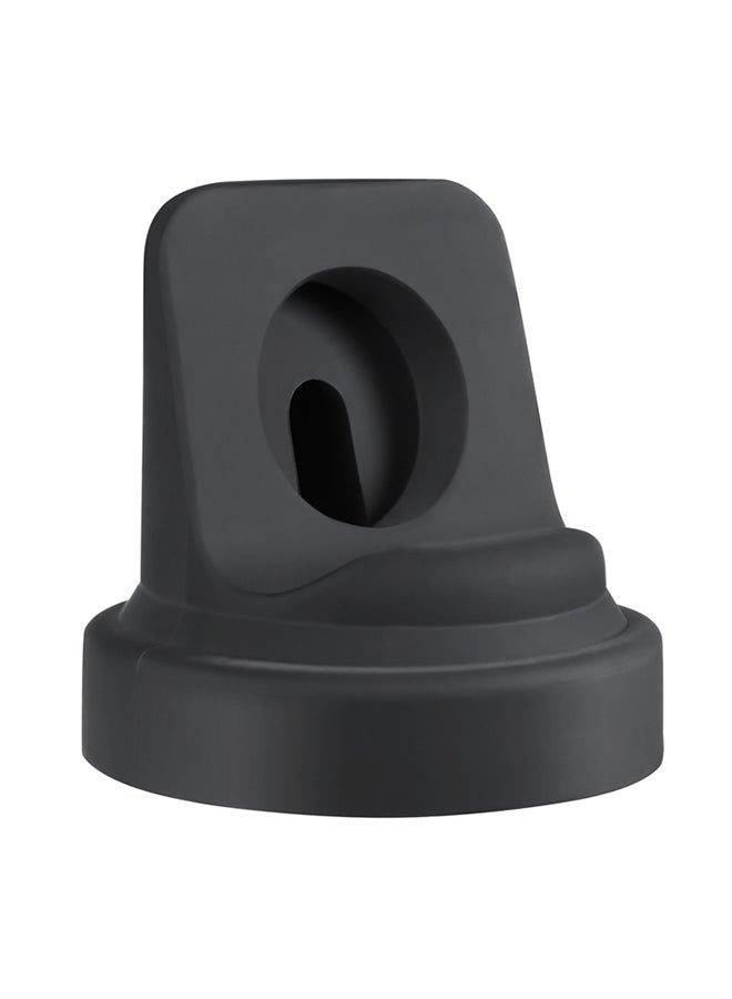 Soft Silicone Watch Charging Stand Black