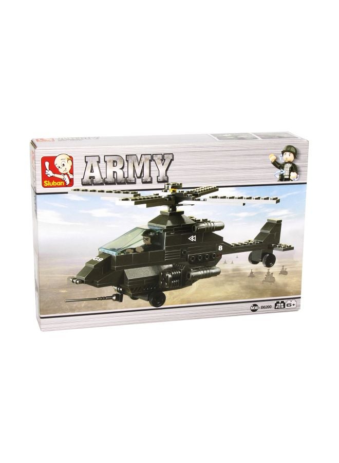 Sluban M38-B6200 158-Piece Helicopter Army Building Kit M38-B6200 158 6+ Years - Image 2