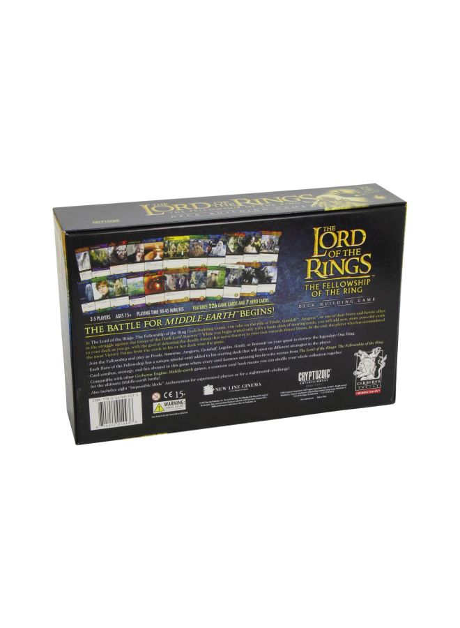 كريبتوزوك إنترتينمنت لعبة بناء البطاقات بتصميم من فيلم "The Lord Of The Rings: The Fellowship Of The Ring" طراز 01443CZE - Image 2
