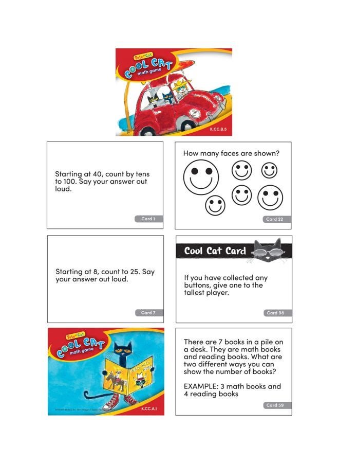 Edupress - Pete The Cat Cool Cat Math Game Grade 1 EP63531 - Image 1