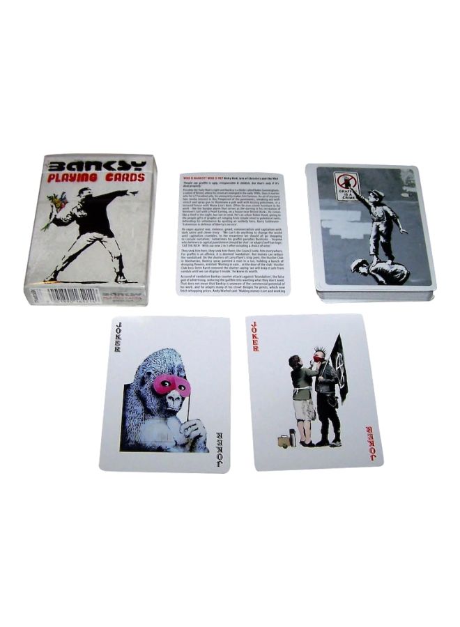 بياتنيك مجموعة بطاقات لعب للفنان Banksy مكونة من 55 بطاقة، طراز 1652 - Image 1