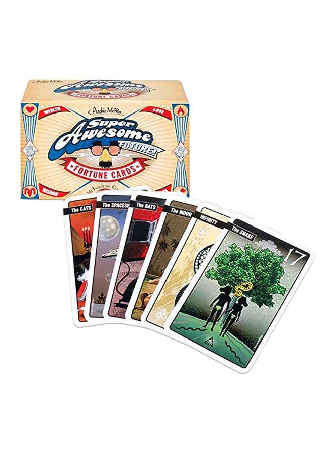 Archie McPhee Super Awesome Future Fortune Card Game - Image 1