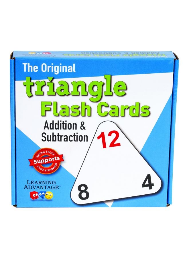 Learning Advantage Triangle Flash Cards 4551  - Image 2