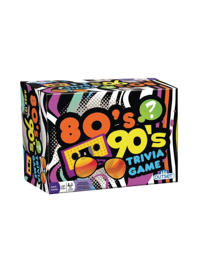 Outset Media 80's - 90's Trivia Card Game - Image 2